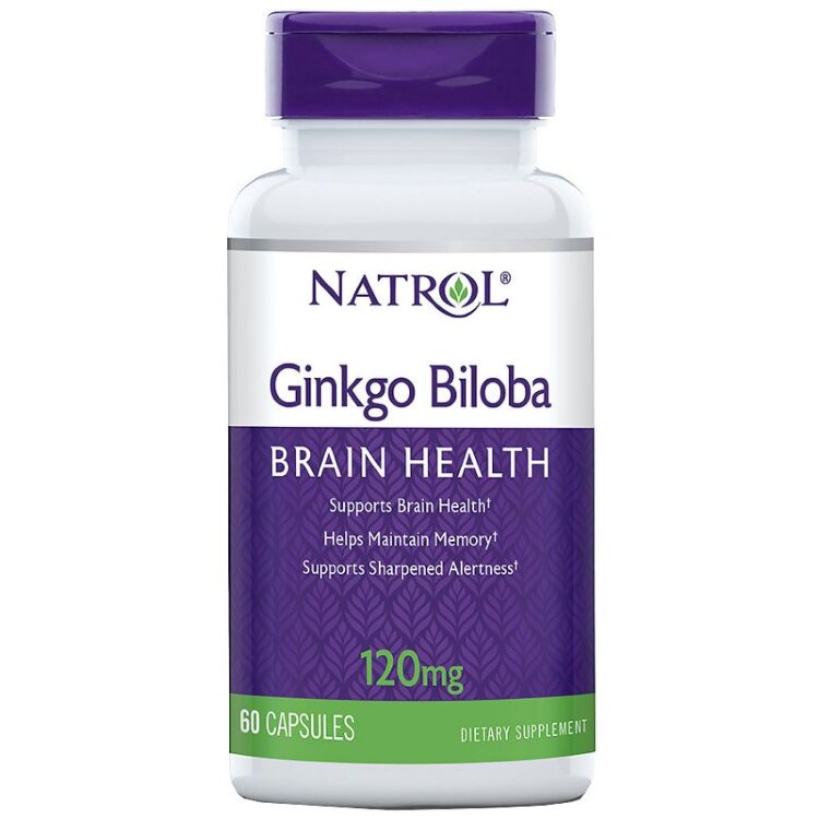 Natrol Ginkgo Biloba 120 мг 60 кап