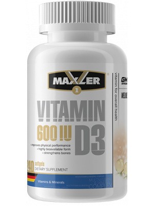 Maxler Vitamin D3 600 IU 240 кап