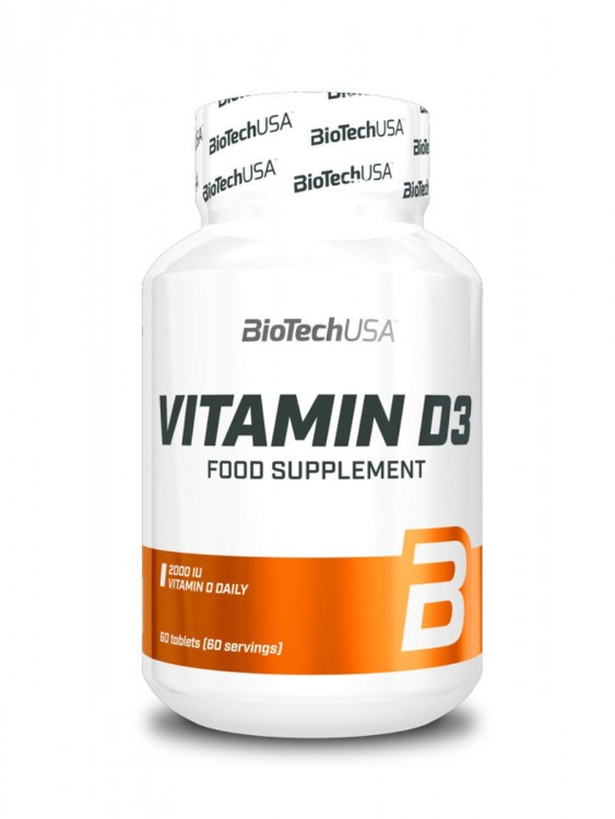 BioTech USA Vitamin D3 2000 ME 60 таб