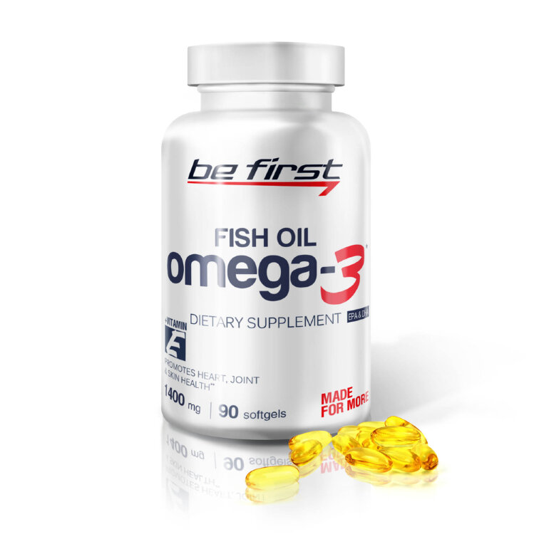 Be First Omega-3 + витамин Е 90 кап