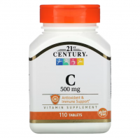 21ST CENTURY Vitamin C 500 мг 110 таб