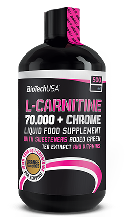 BioTech USA L-Carnitine 70 000 мг + Chrome 500 мл