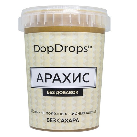 DopDrops Арахисовая паста без добавок 1000 г