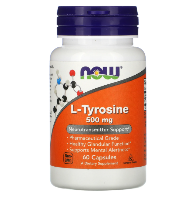 NOW L-Tyrosine 500 мг 60 кап