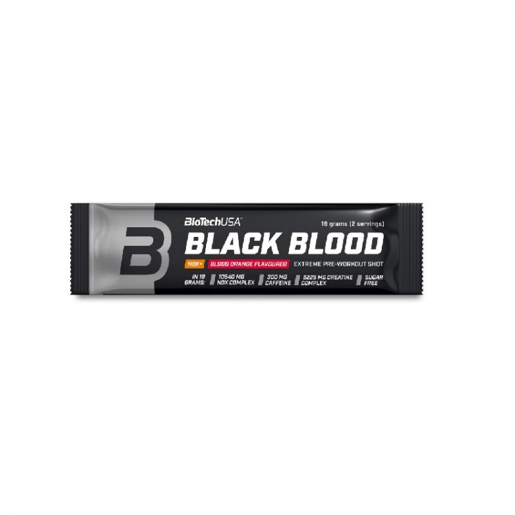 Порционник BioTech USA Black Blood NOX+ 1 порция 19 г