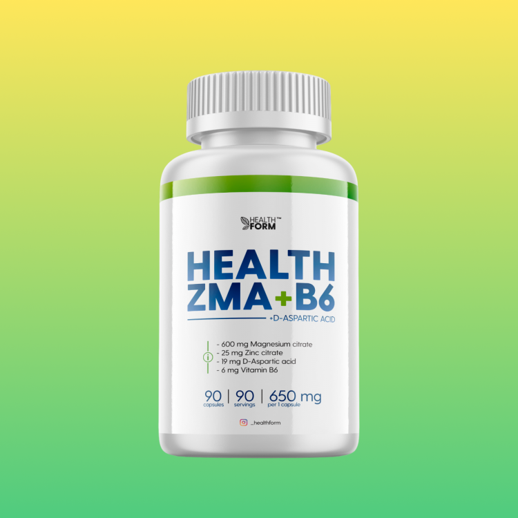 Health Form ZMA+B6+D-Aspartic Acid 90 кап