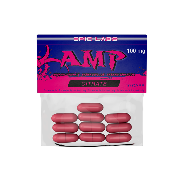 Epic Labs AMP Citrate 100 мг 10 кап 