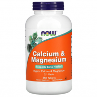 NOW Calcium & Magnesium 250 таб