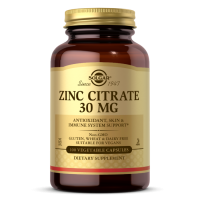 Solgar Zinc Citrate 30 мг 100 кап