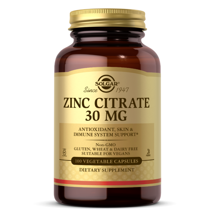 Solgar Zinc Citrate 30 мг 100 кап