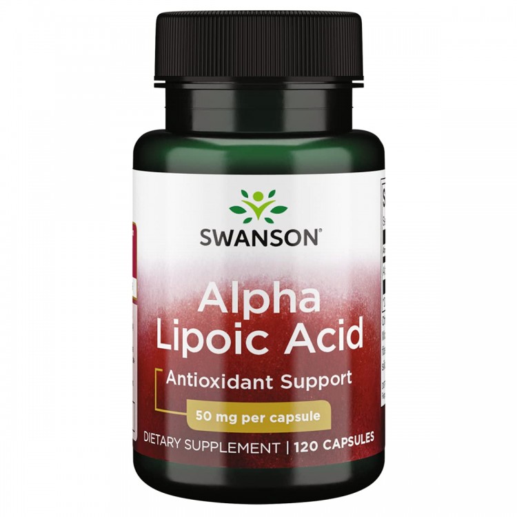 Swanson Alpha Lipoic Acid Antioxidant 50 мг 120 кап