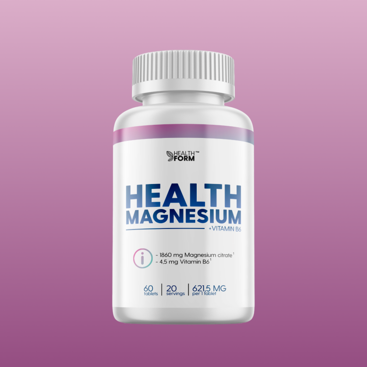 Health Form Magnesium+Vitamin B6 60 таб