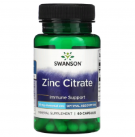 Swanson Zinc Citrate 50 мг 60 кап