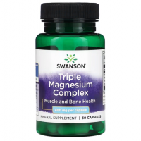 Swanson Triple Magnesium Complex 400 мг 30 кап