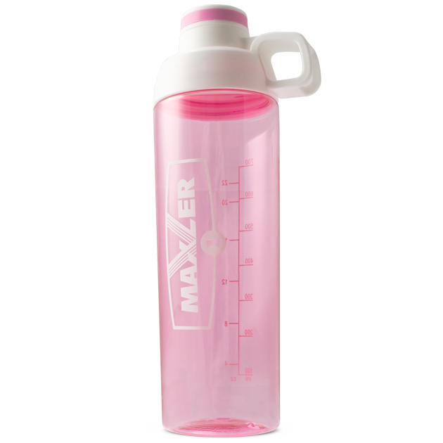 Maxler бело-розовая бутылка с шариком 700 мл