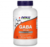 NOW GABA + B-6 500 мг 200 кап