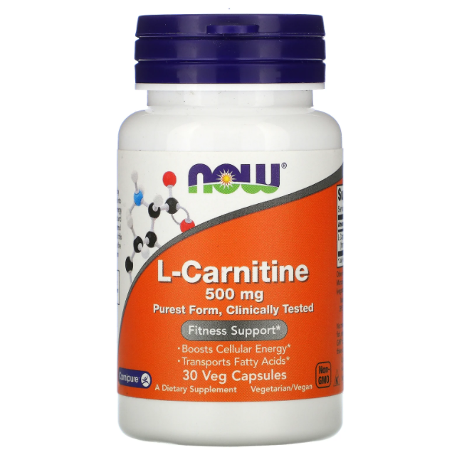 NOW L-Carnitine 500 мг 30 кап