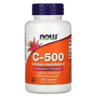 NOW C-500 Calcium Ascorbate-C 100 кап