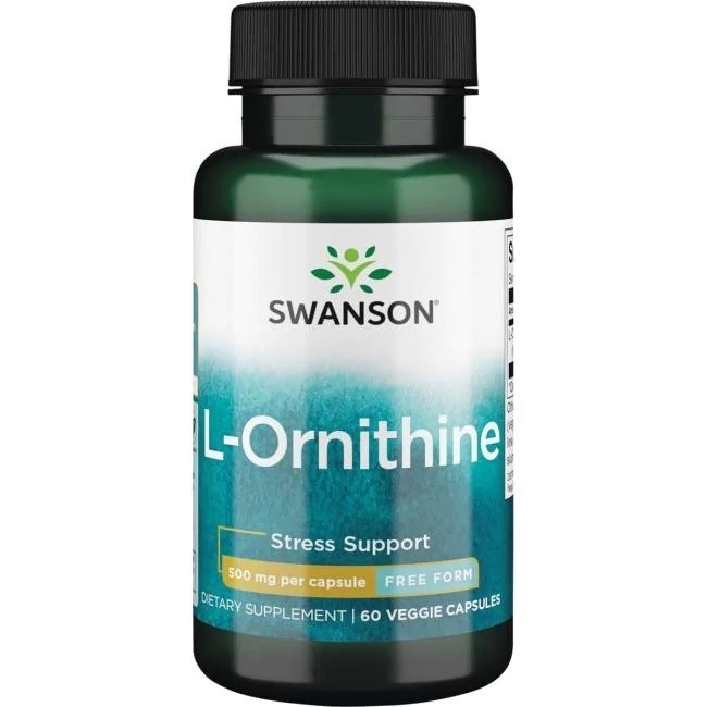 Swanson L-Ornithine 500 мг 60 кап