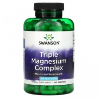 Swanson Triple Magnesium Complex 400 мг 300 кап