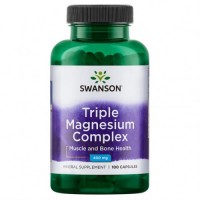Swanson Triple Magnesium Complex 400 мг 100 кап