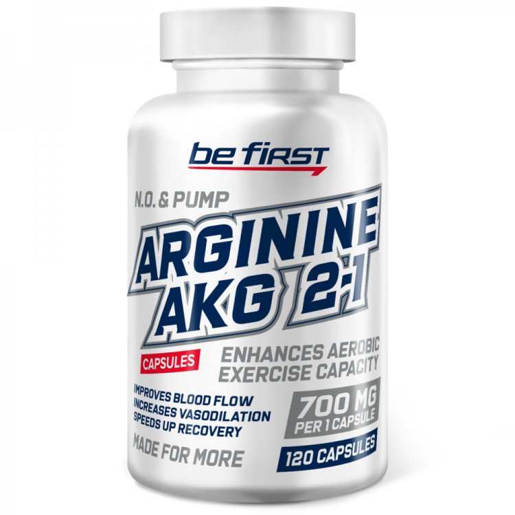 Be First Arginine AKG 2:1 (AAKG) 120 кап 