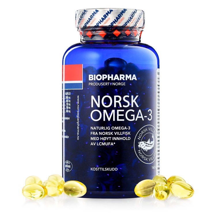 Biopharma Norsk Omega-3 160 кап