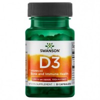 Swanson Vitamin D-3 1000 IU 30 кап
