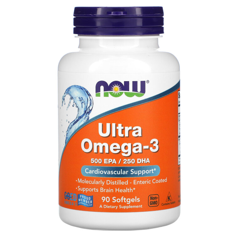 NOW Ultra Omega-3 90 кап