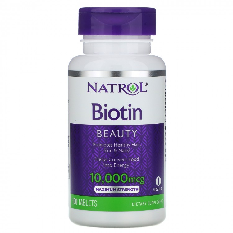 Natrol Biotin 10 000 мкг 100 таб