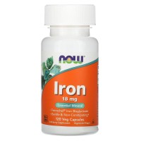 NOW Iron 18 мг 120 кап