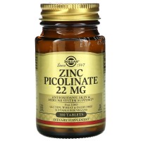 Solgar Zinc Picolinate 22 мг 100 таб