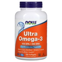 NOW Ultra Omega-3 180 кап