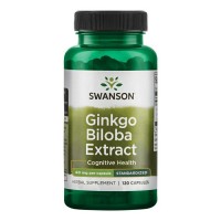 Swanson Ginkgo Biloba Extract STD 60 мг 120 кап