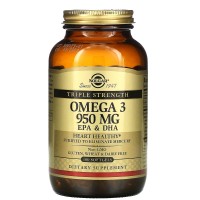 Solgar Omega 3 тройной концентрации EPA & DHA 950 мг 100 кап
