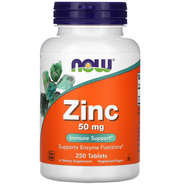 NOW Zinc 50 мг 250 таб