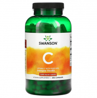 Swanson Vitamin C 1000 мг с шиповником 250 кап