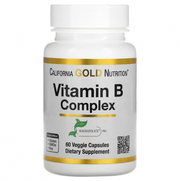 California Gold Nutrition Vitamin B Complex 60 кап