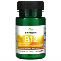 Swanson Vitamin B-12 5000 мкг 60 таб