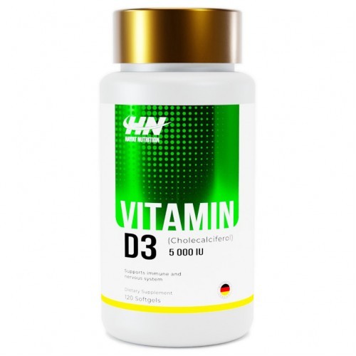 Hayat Nutrition Vitamin D3 5000 IU 120 кап