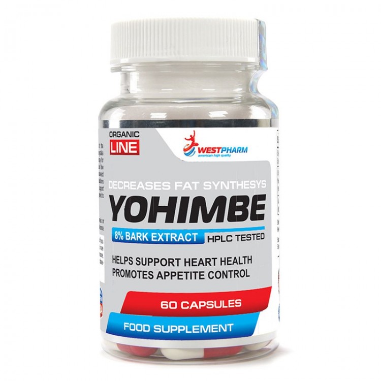 WestPharm Yohimbe Extract 50 мг 60 кап