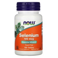 NOW Selenium 100 мкг 100 таб 