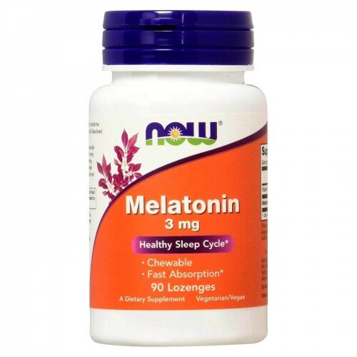 NOW Melatonin 3 мг 90 пастилок