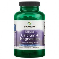 Swanson Liquid Calcium & Magnesium 100 кап
