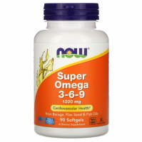 NOW Super Omega 3-6-9 1200 мг 90 кап