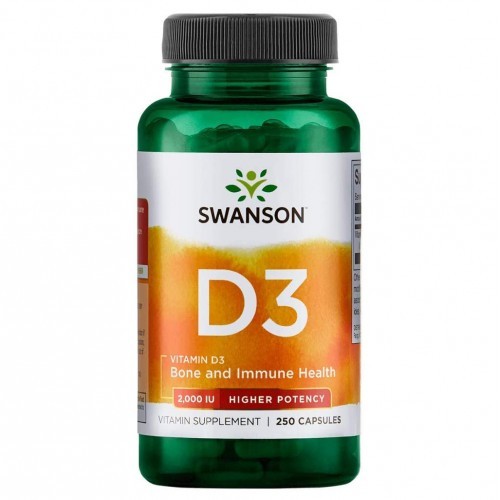 Swanson Vitamin D-3 2000 IU 250 кап