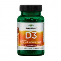Swanson Vitamin D-3 5000 IU 250 кап
