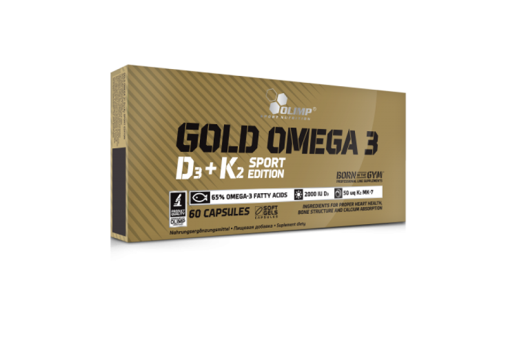 Olimp Gold Omega 3 D3+K2 Sport Edition 1280 мг 60 кап