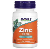 NOW Zinc 50 мг 100 таб