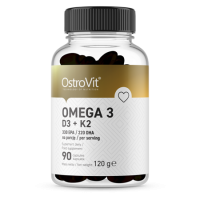 OstroVit Omega-3 D3+K2 90 кап